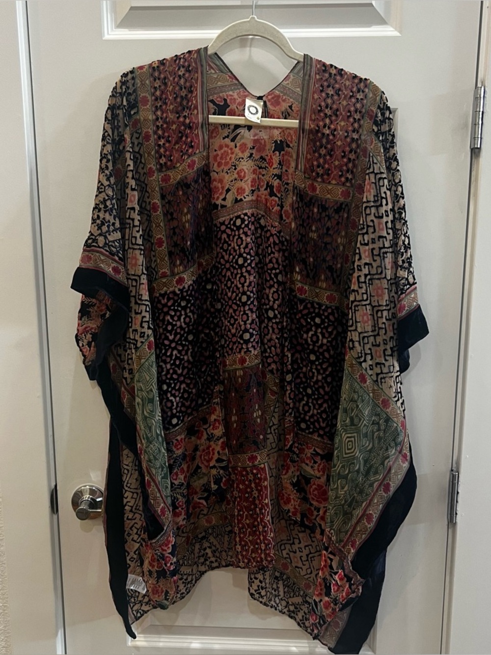 Anthropologie Frida Burnout Velvet Kimono - Picture 5 of 9
